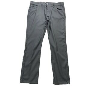 Johnnie-O Mens 35x32 (Fits 36x30) London Brushed‎ Twilled Flannel Pants Charcoal